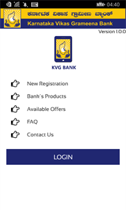 KVGB Mobile Banking screenshot 1