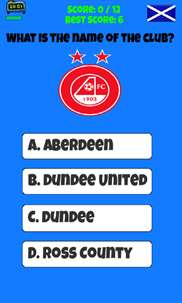 Scotland Football Logo Quiz screenshot 3