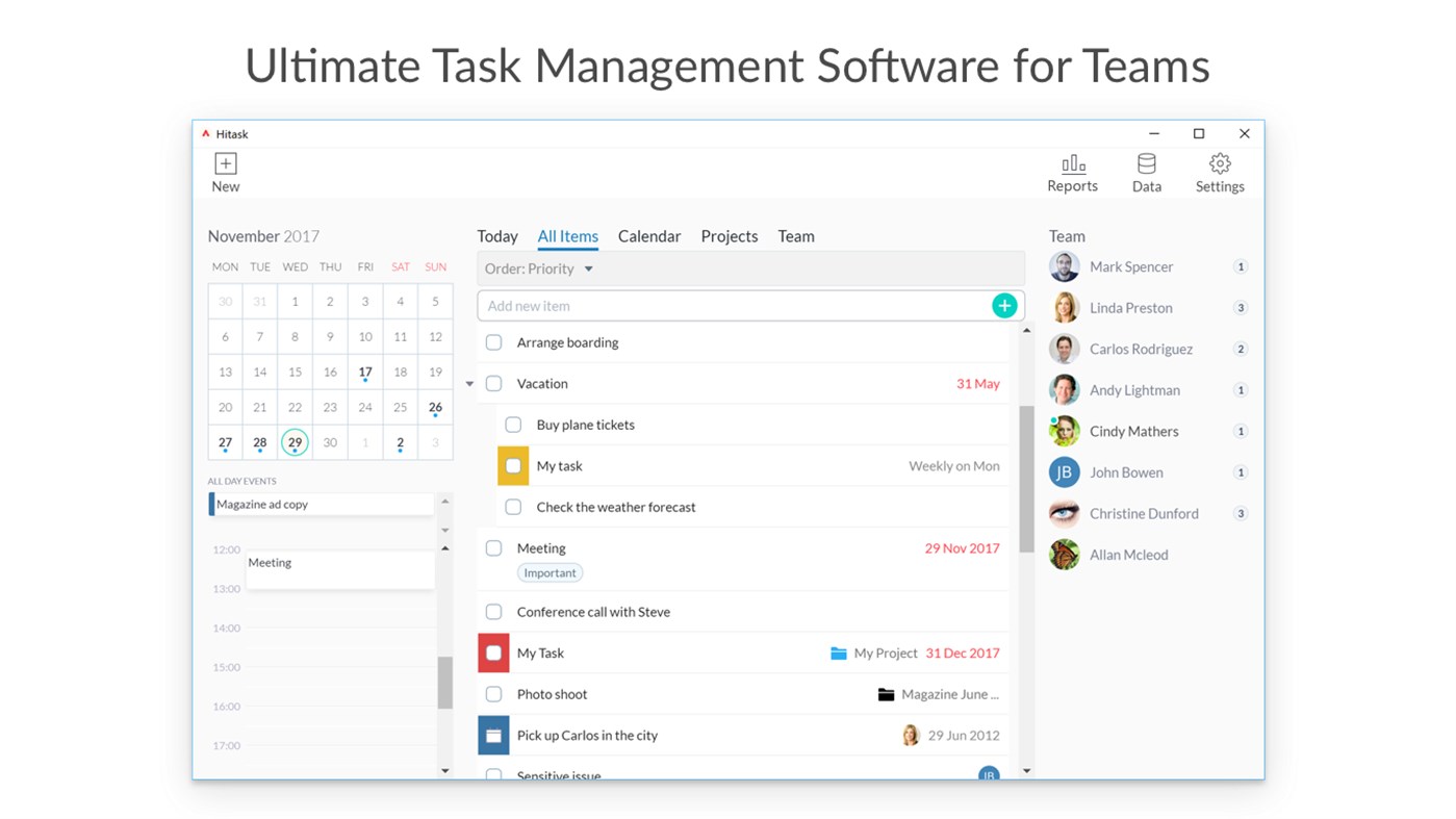 #1. Hitask: Team Task Management (Windows) Με: Human Computer