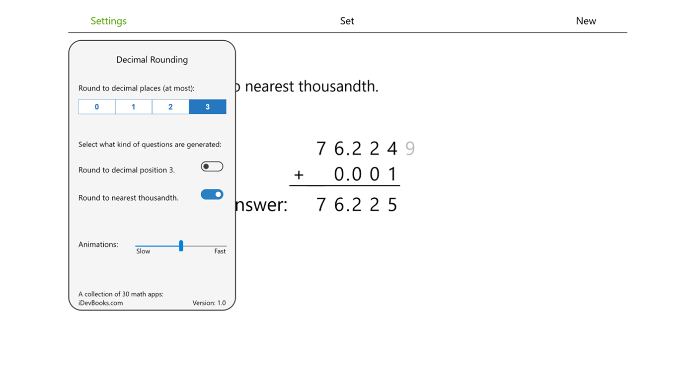 #3. Decimal Rounding (Windows) بواسطة: iDevBooks