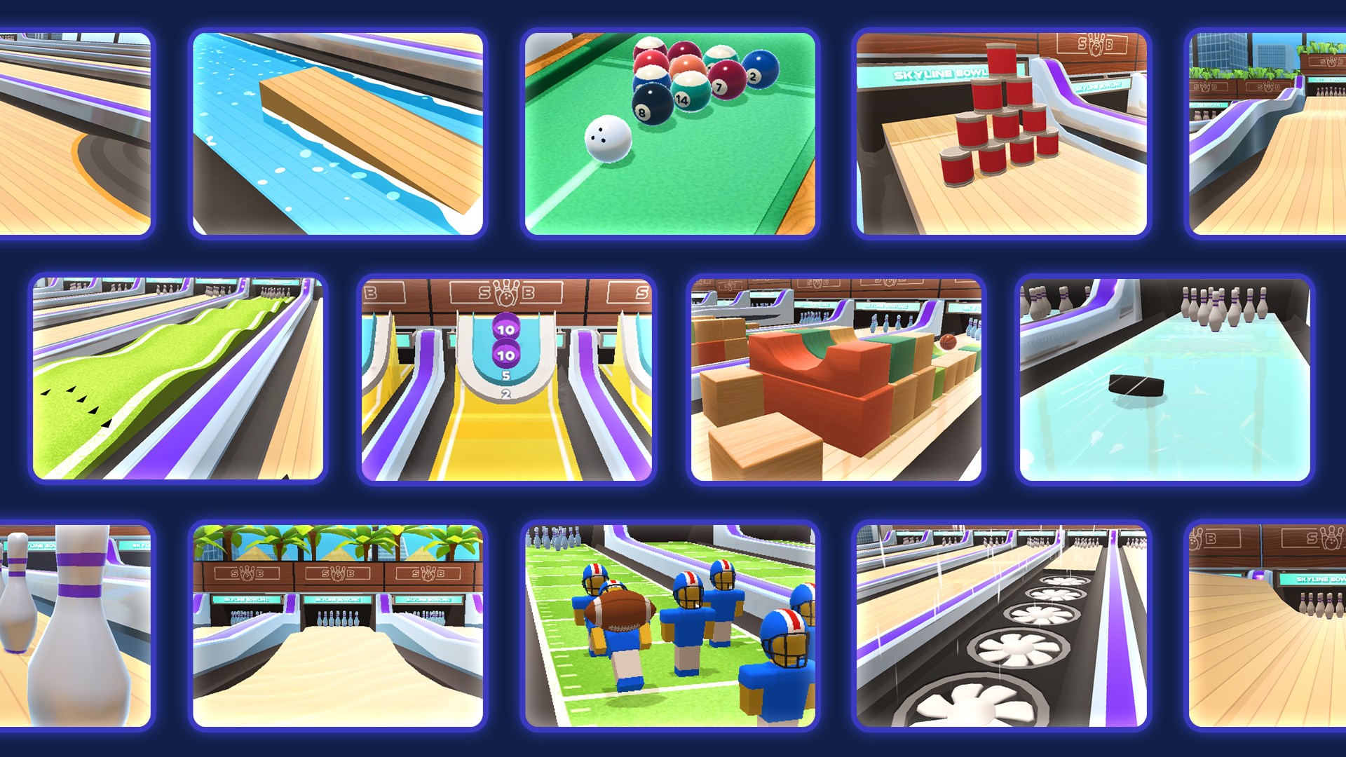 Skyline Bowling screenshot thumbnail video