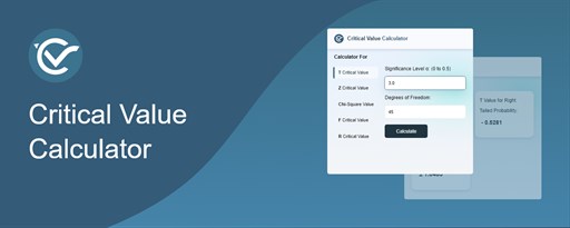 Critical Value Calculator marquee promo image