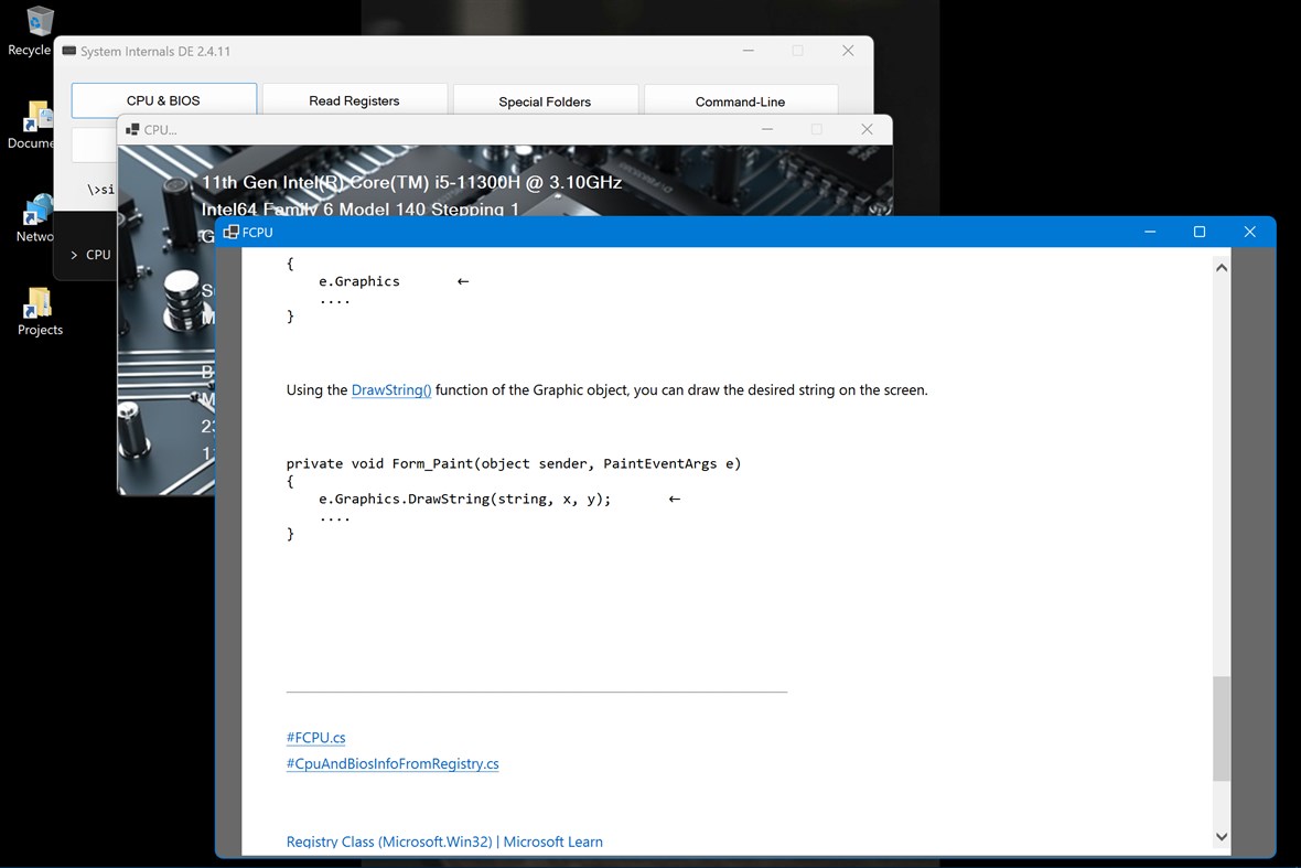 #4. System Internals (developer edition) (Windows) By: Million