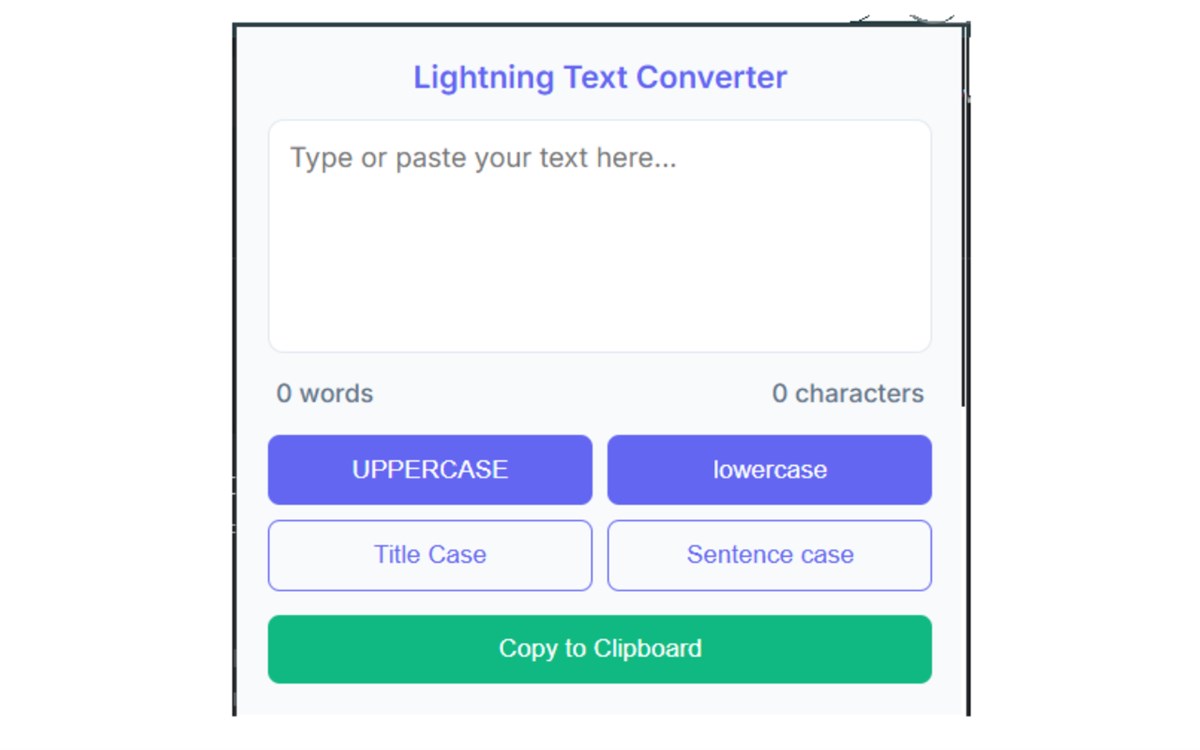 Lightning Text Converter