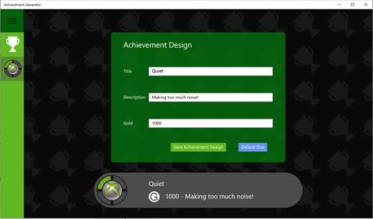 AchievementGenerator screenshot 2