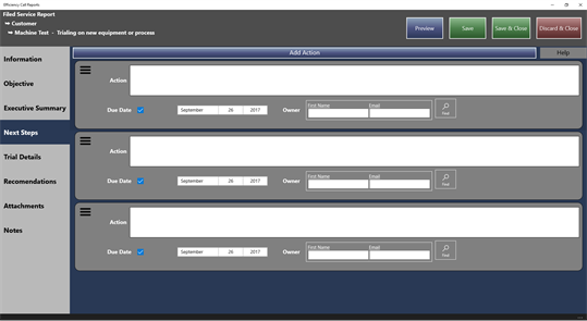 Efficiency Call Reports screenshot 3