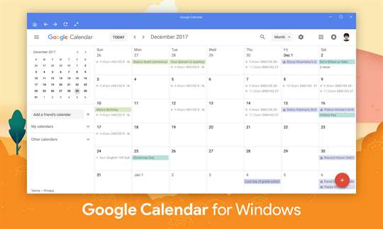 Calendar for Google Calendar screenshot 1