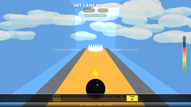 Bowling Sky screenshot 1