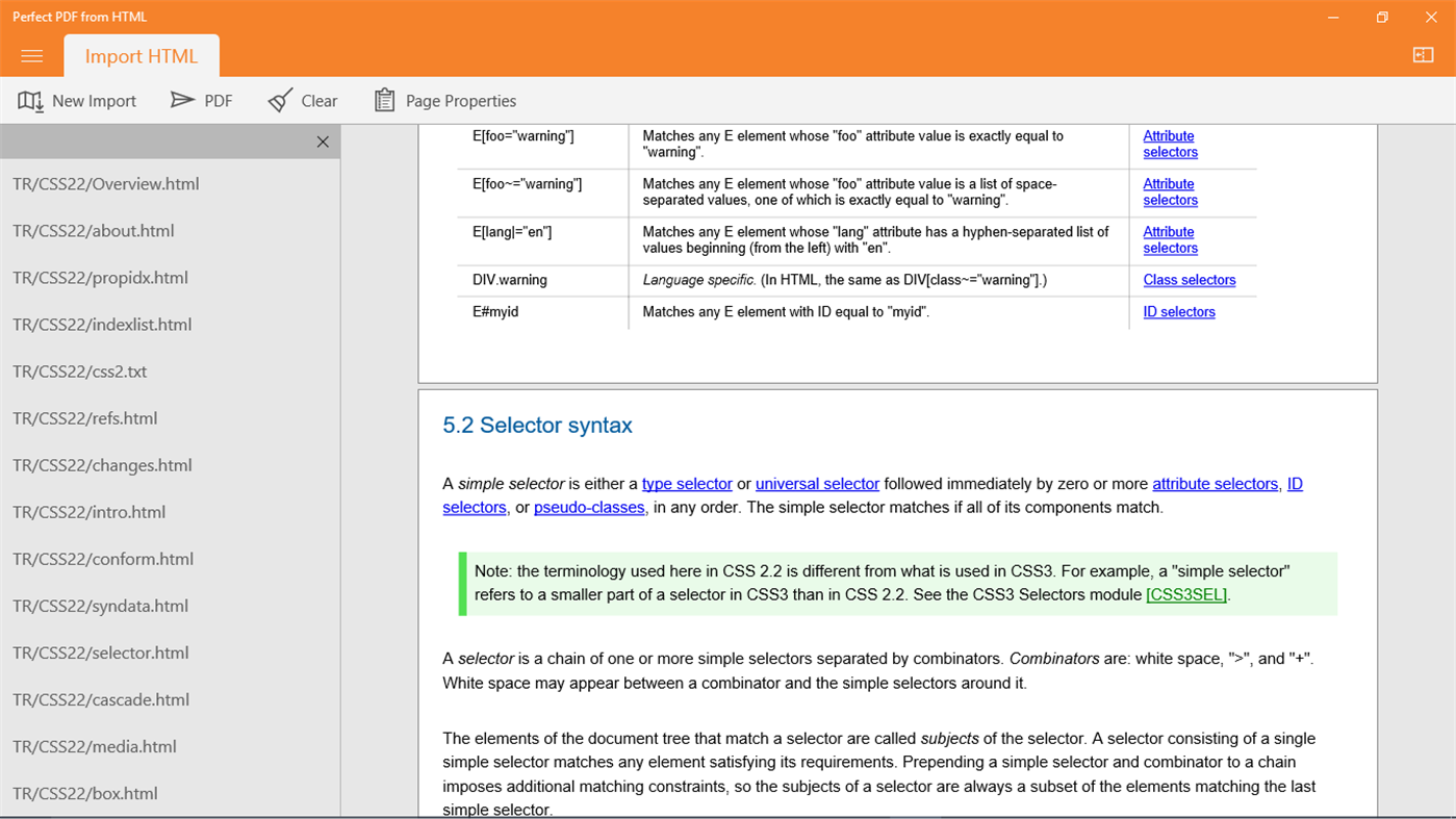 #3. Perfect PDF from HTML (Windows) Podle: soft Xpansion
