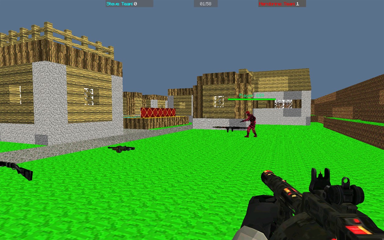 #3. Pixel Combat Online Shooter Games (Windows) Podle: AngryGamez