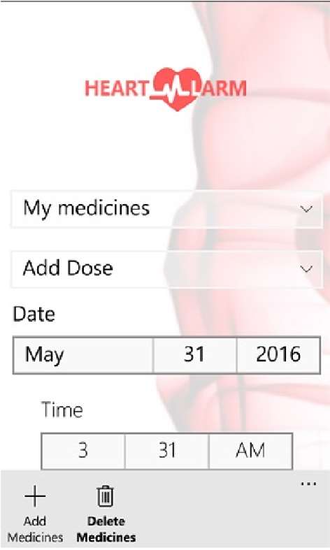 Heart medicines Alarm Screenshots 1