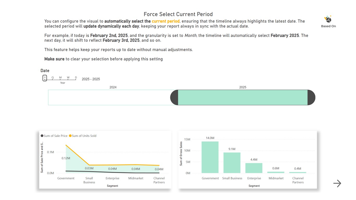 Snapshot 3 of Your Timeline Slicer