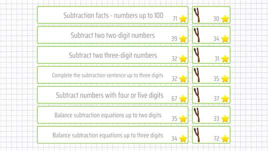 Third grade Math - Subtraction screenshot 5