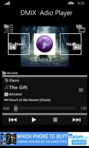 DMIX Audio Player screenshot 2