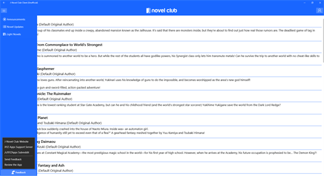 J-Novel Club Client (Unofficial) Screenshots 2