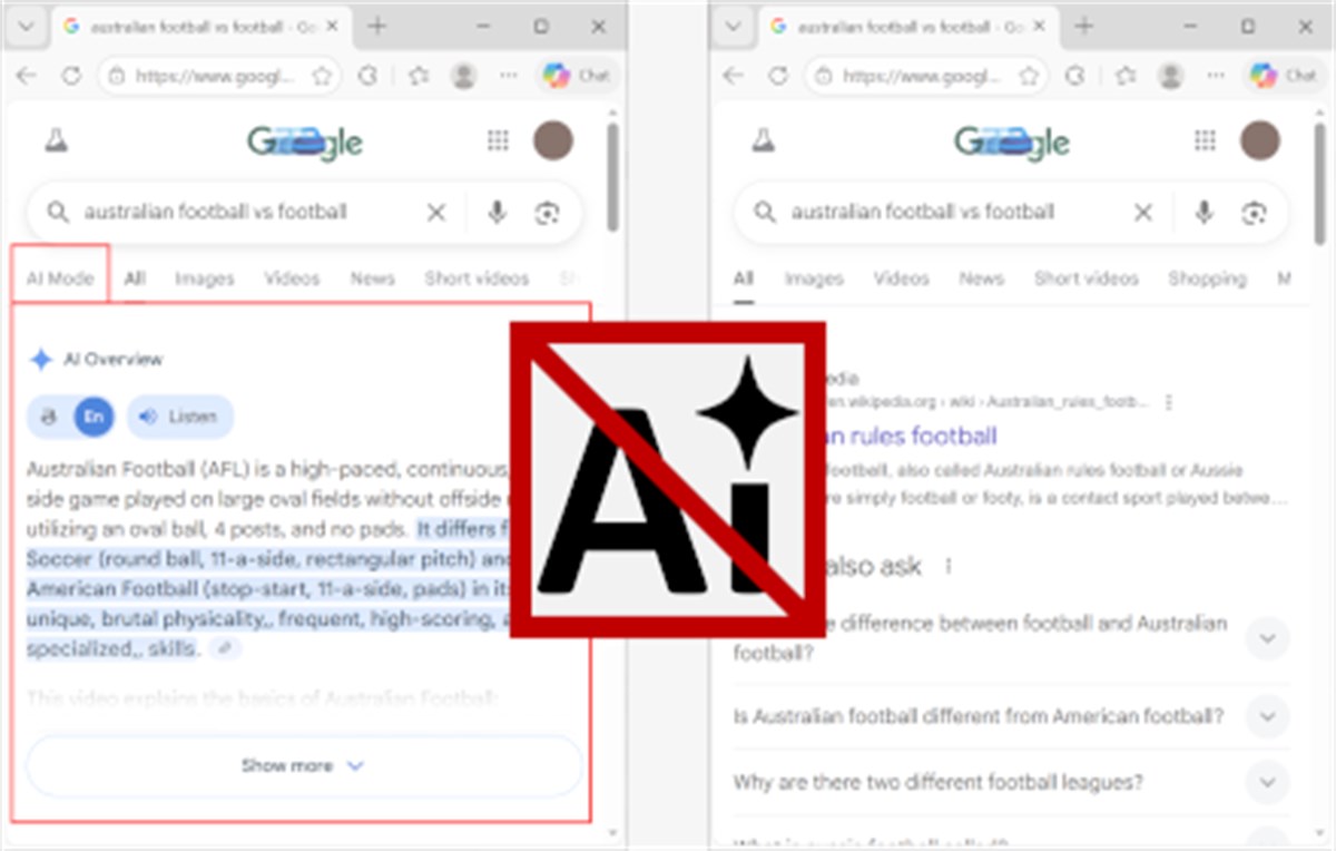 Ditch Google AI