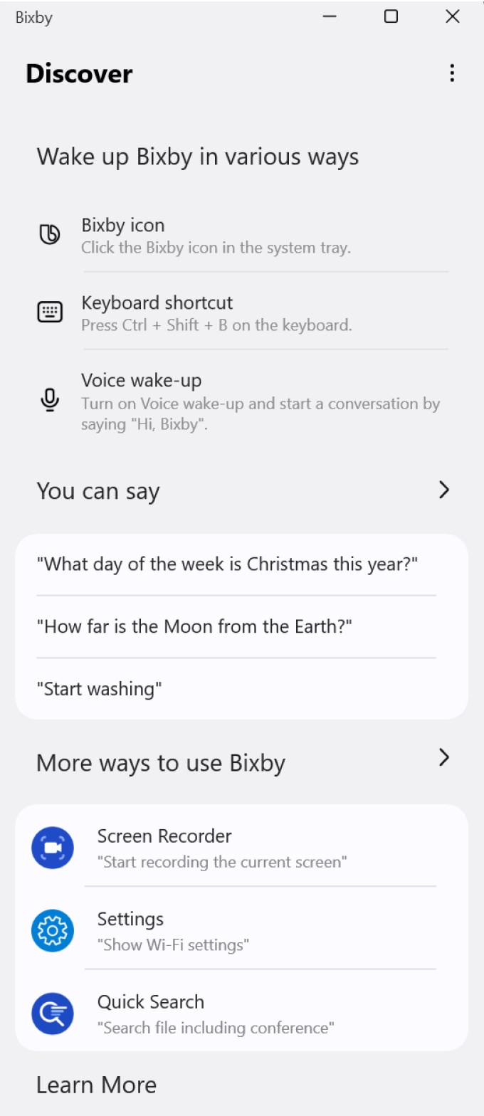 Bixby Screenshot