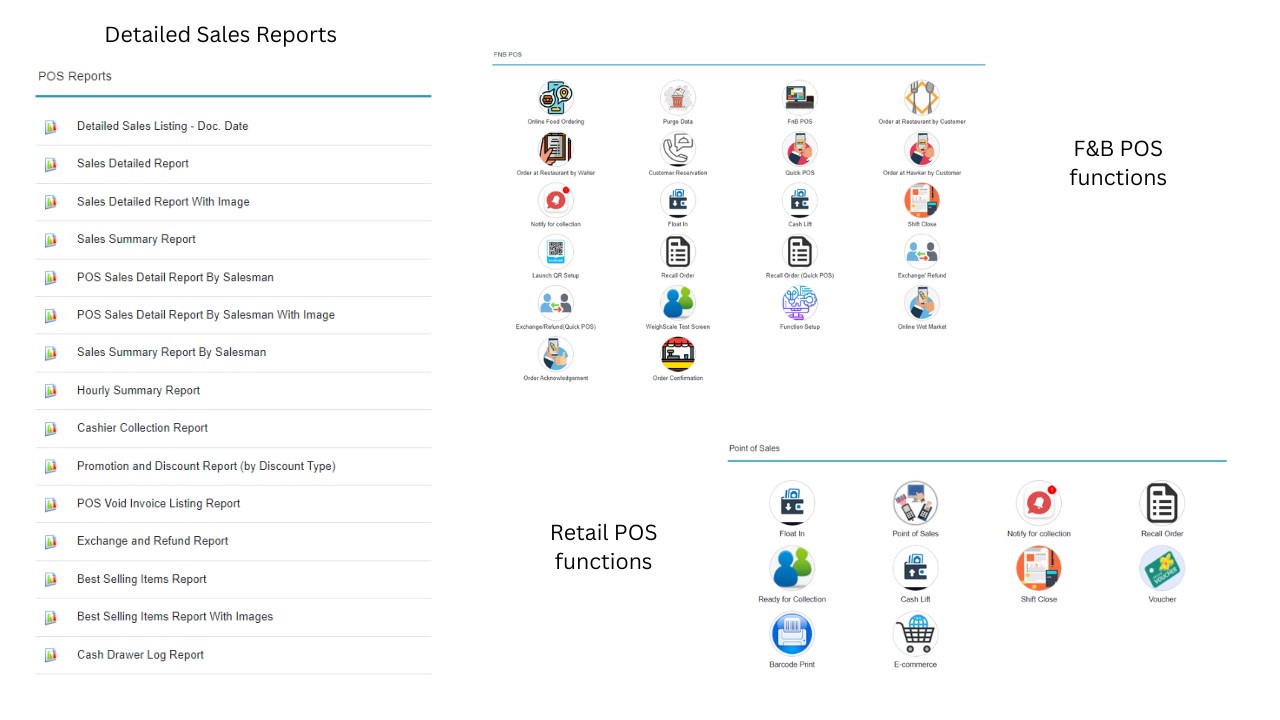 Snapshot 5 of MecWise® Point of Sale - The All-in-One POS to meet the diverse needs of F&B and Retail businesses. Set up in 5 mins*, and your business is ready for both in-person and online sales. (Free Trial)