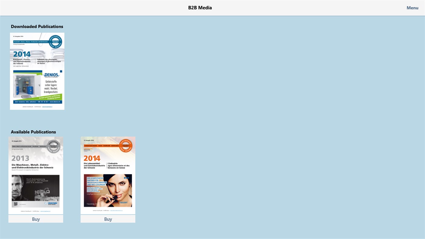 #1. B2B-Media (Windows) 由: B2B Swiss Medien AG