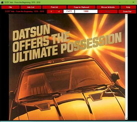 Nissan Z Ads  1970-2018 Screenshots 2