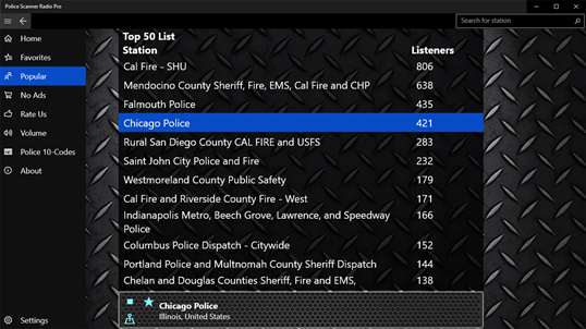 Police Scanner Radio Pro screenshot 4