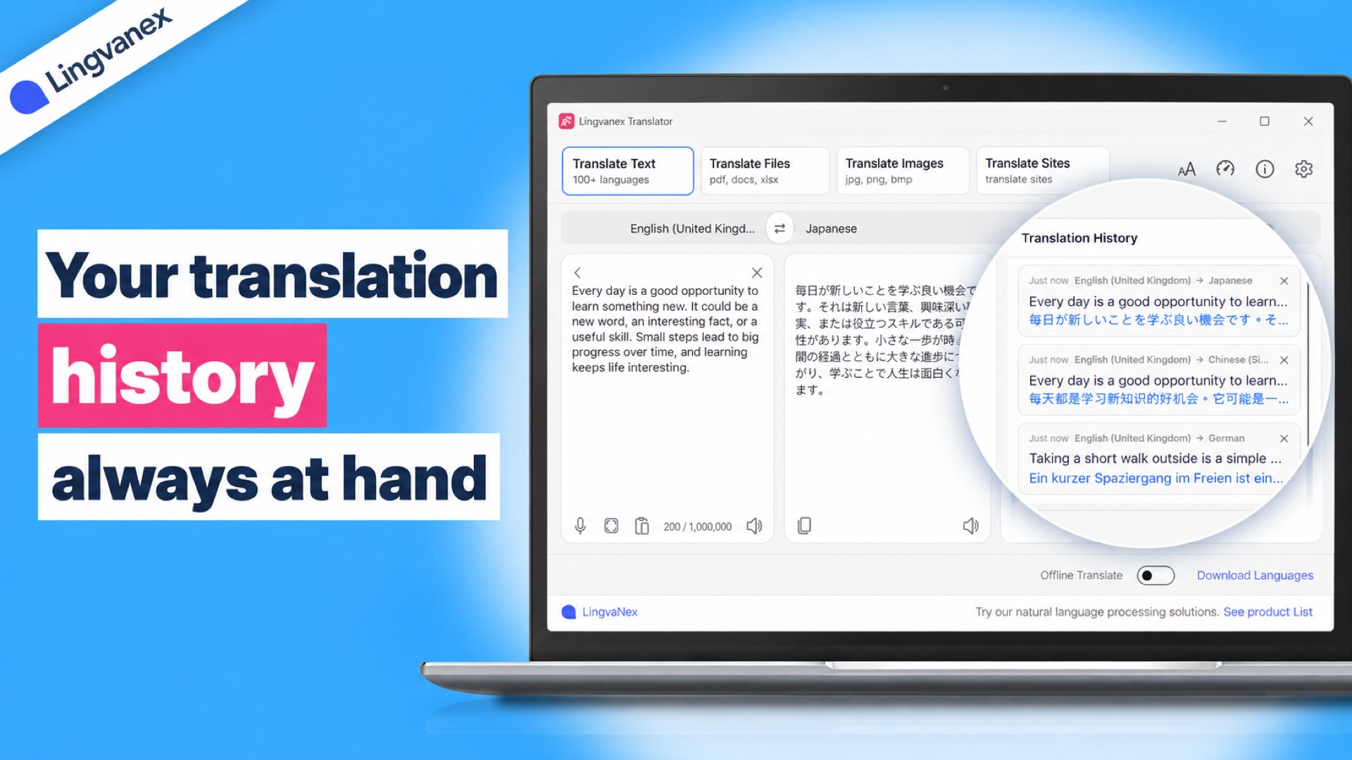 Lingvanex - Language Translator and Dictionary screenshot
