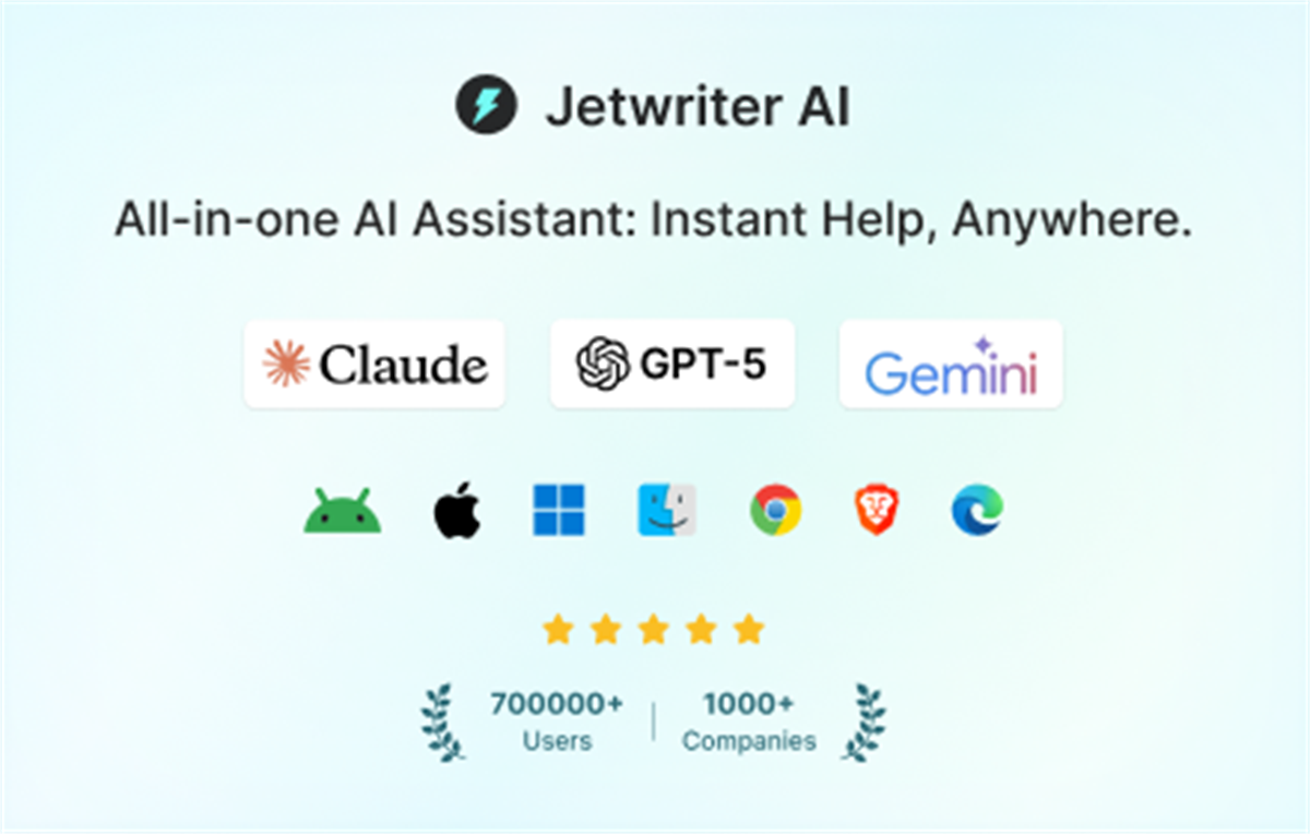 Jetwriter AI: Email Reply & Writing Assistant