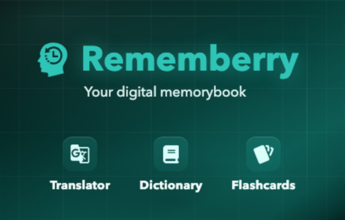 Rememberry - Translate and Memorize with Flashcards