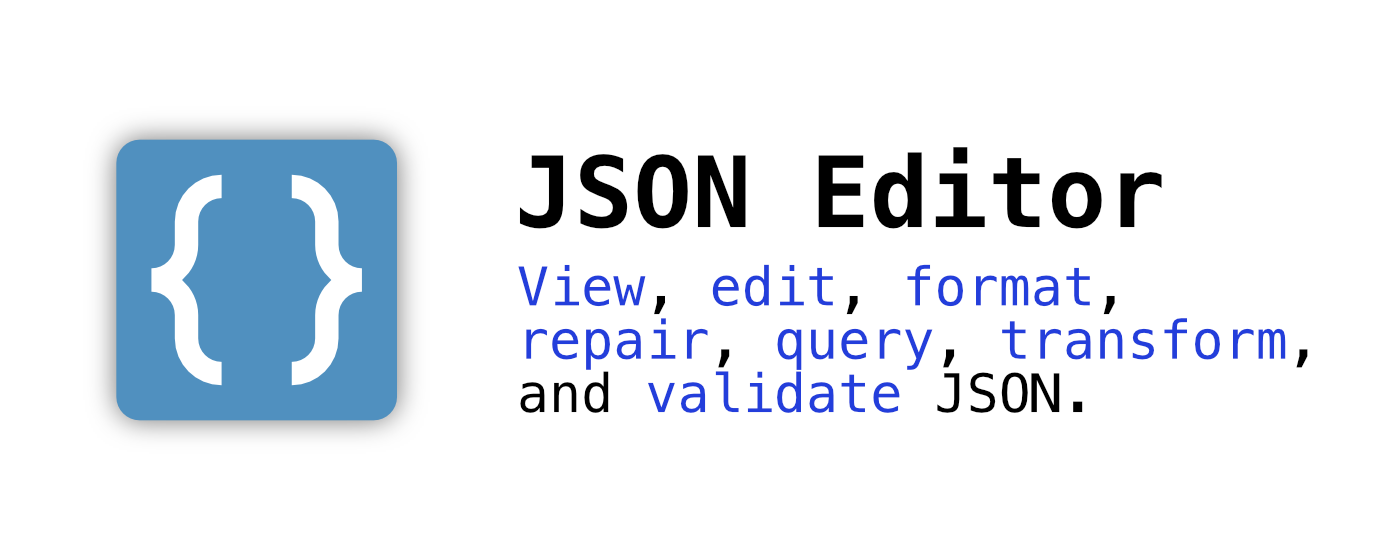 JSON Editor marquee promo image