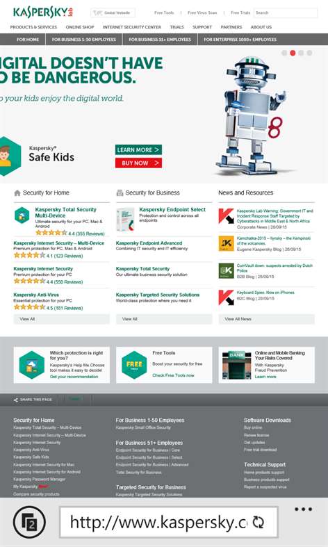 Kaspersky Safe Browser Screenshots 2