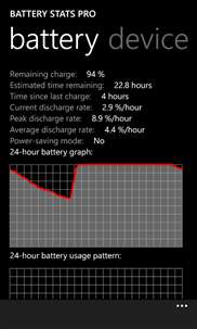 Battery Stats Pro screenshot 1