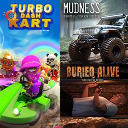 Aperçu Turbo Dash Kart & Mudness Offroad & Buried Alive