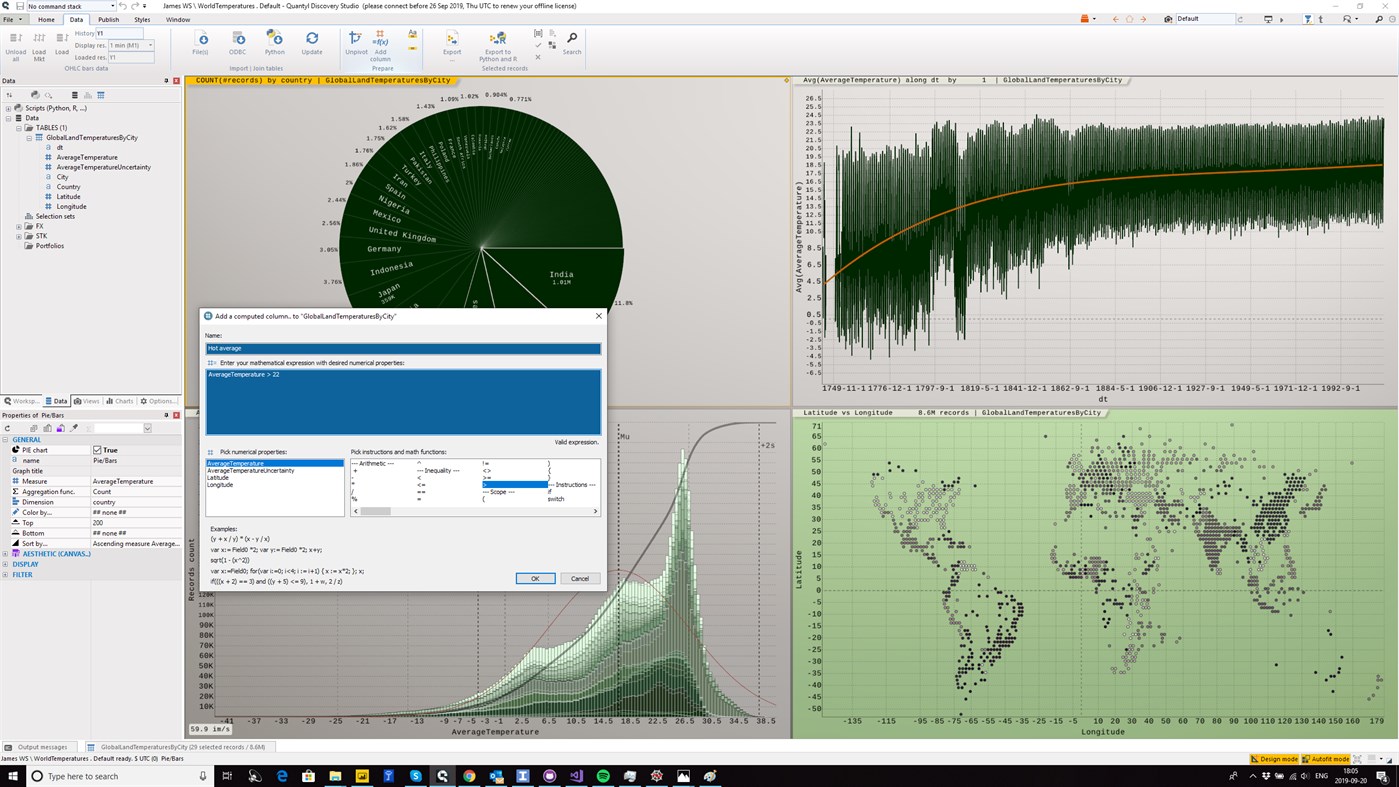 #6. Quantyl Discovery - Fast Data Visualization (Windows) Oleh: Quantyl technologies corp.