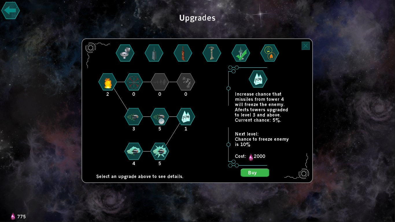 Above currently. Rogue Tower upgrade Tree.