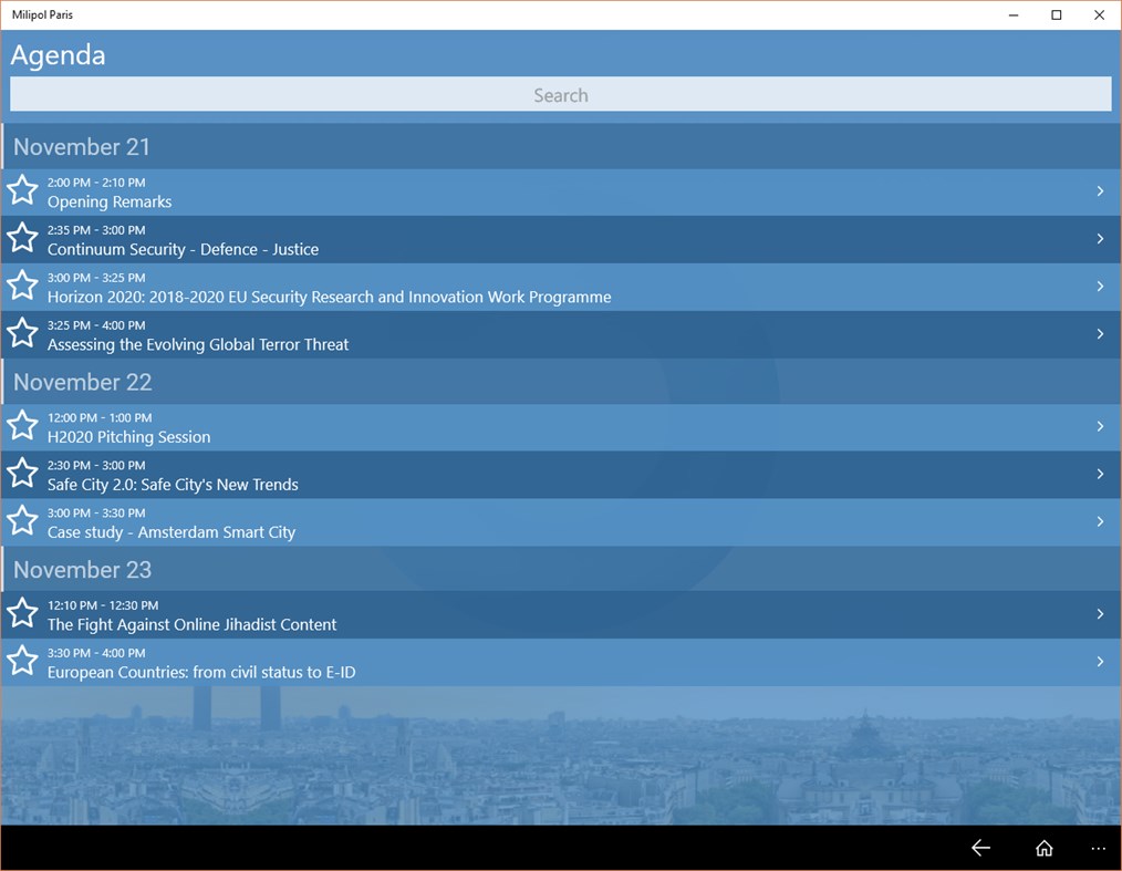 #3. Milipol Paris (Windows) By: Goomeo