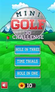 Amazing Golf Challege 3D screenshot 1