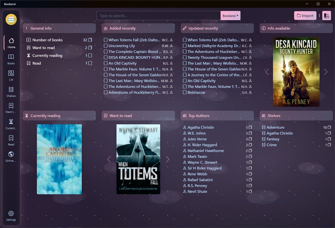 #9. Bookerei (Windows) By: Dalibor Trišić