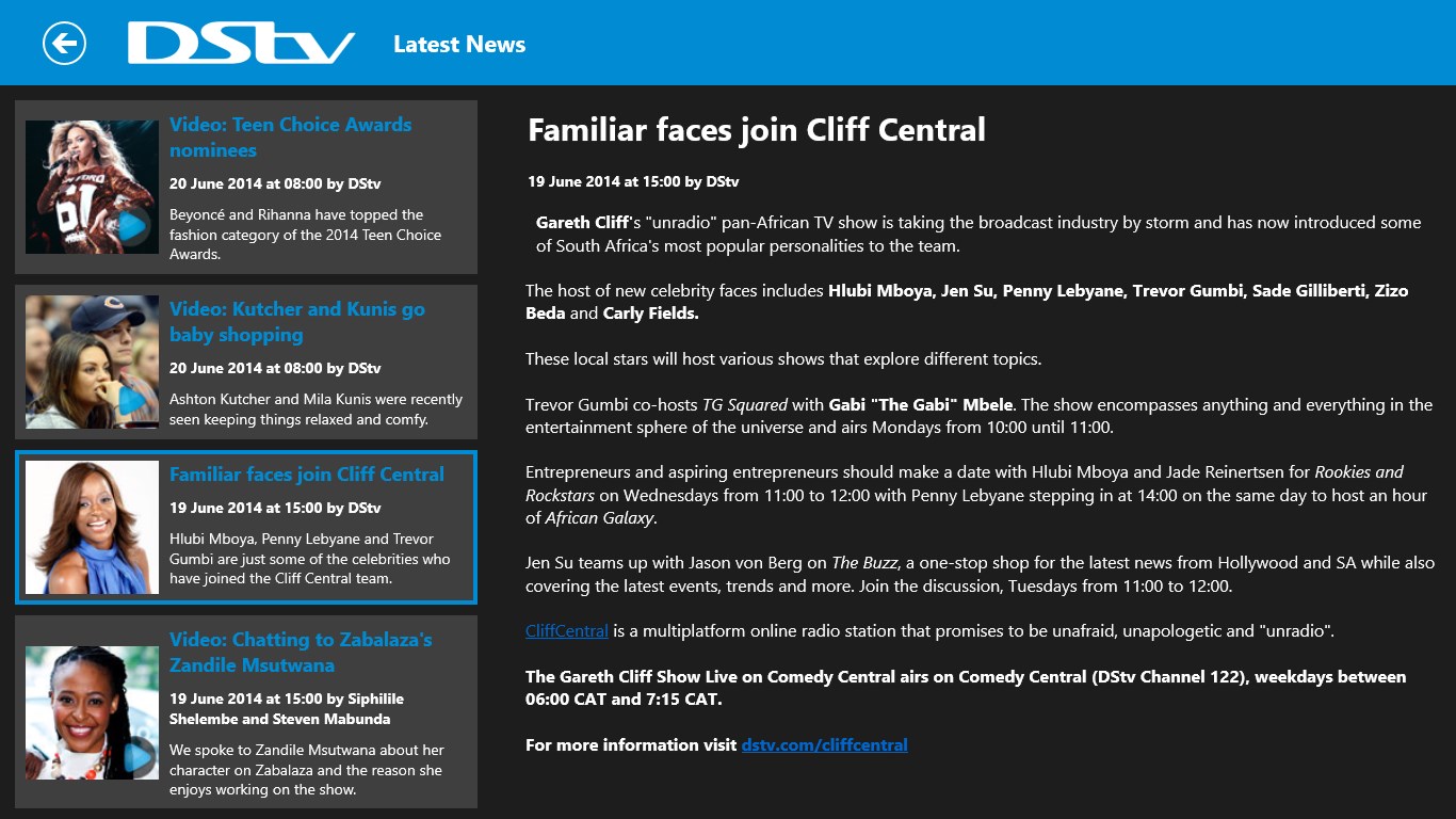 DStv Guide for Windows 10