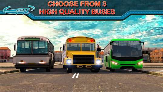 City Bus Driving Mania 3D screenshot 1