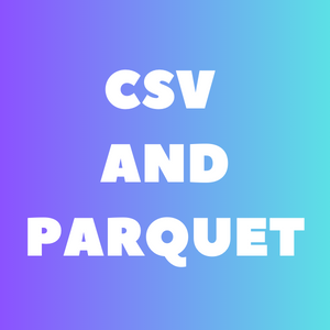 CSV and Parquet Viewer