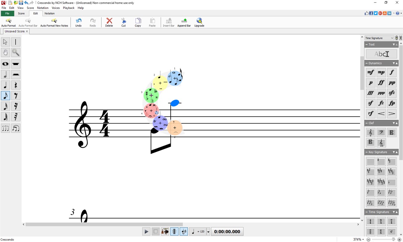 #2. Crescendo Music Notation Express Edition (Windows) Bởi: NCH Software