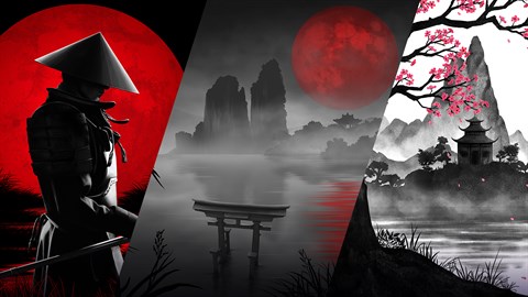 AAA Dynamic Scenes - Bloody Moon over Samurai Lands