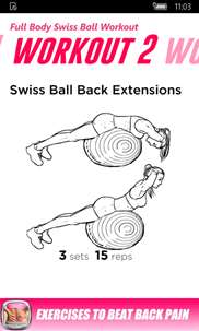 Full Body Swiss Ball Workout screenshot 3