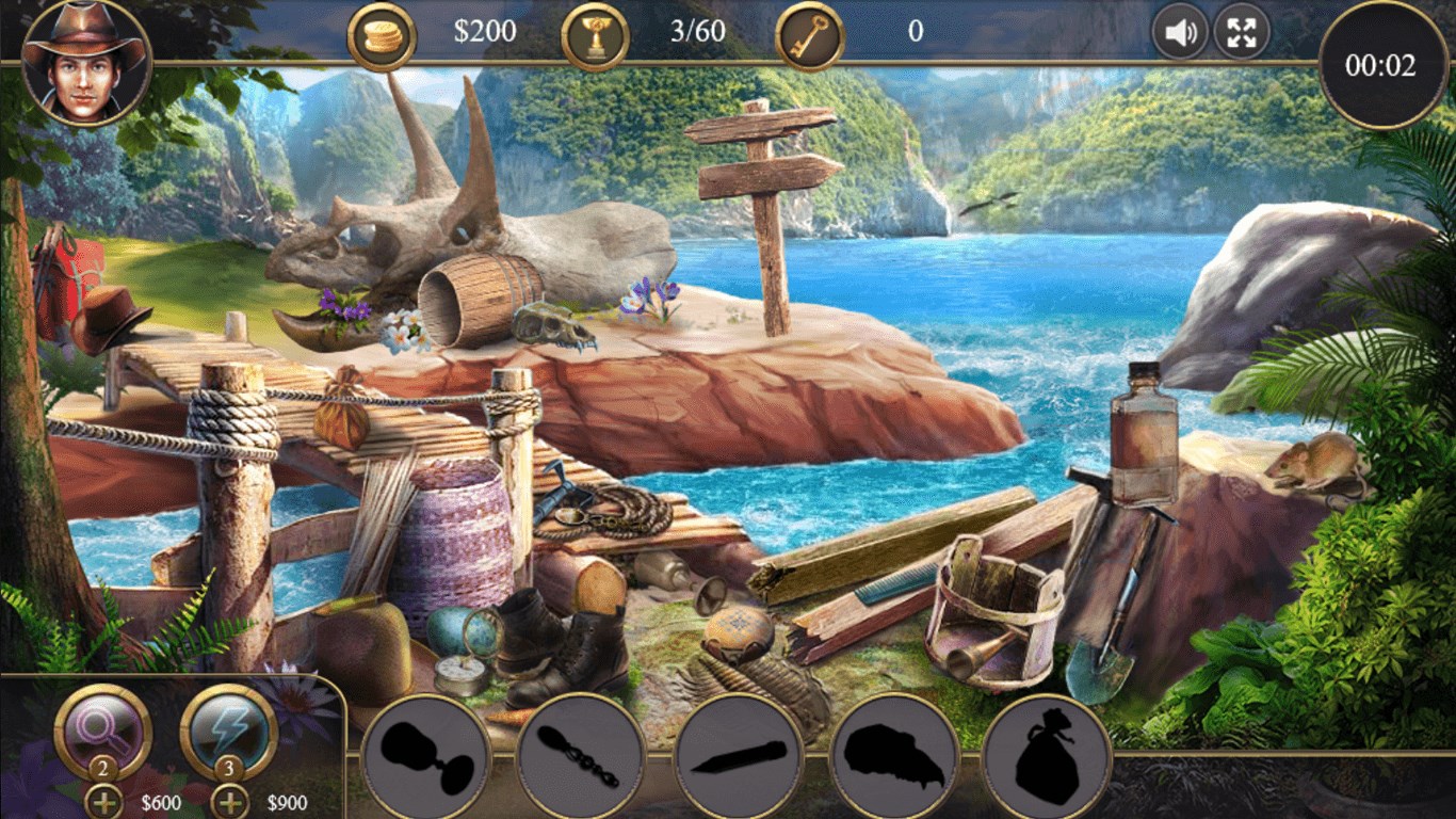 Screenshot 3 Hidden Object : Jurassic Lake Dinosaurs Fossils windows