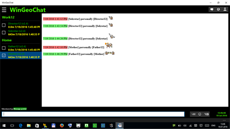 WinGeoChat Screenshots 2