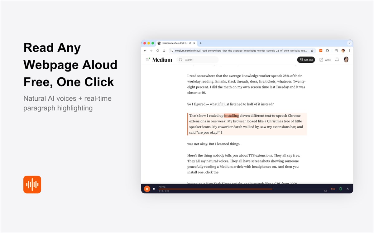 CastReader — Read Aloud + AI Explain