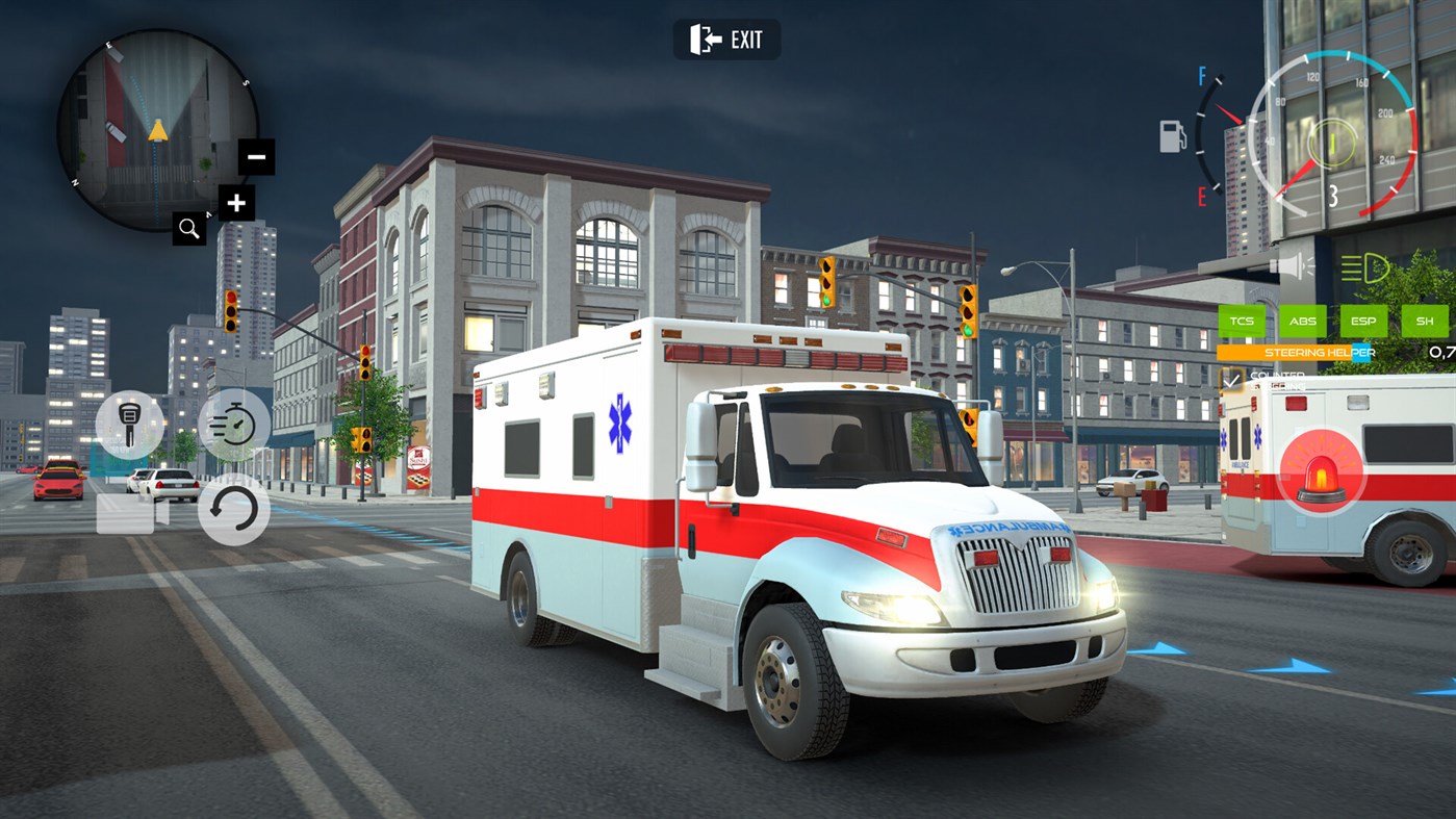 #4. City Ambulance Car Driving (Windows) By: INSPECTOR STUDIOS TEKNOLOJI BILISIM YAZILIM PAZARLAMA LTD. STI.