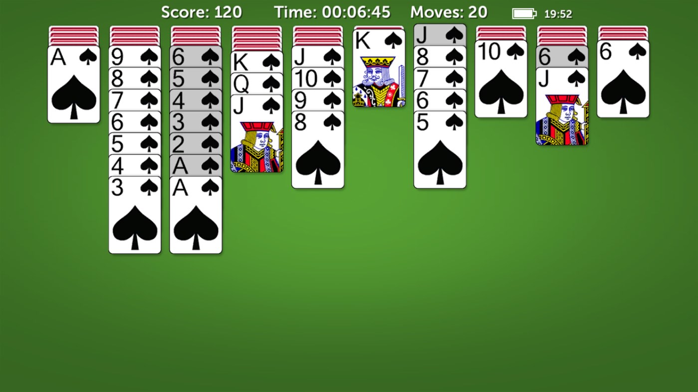 #4. Spider Solitaire Classic 2022 (Windows) Podle: Klondike Solitaire Game