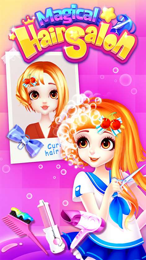 Magic Hair Salon: Girl Makeover Screenshots 1