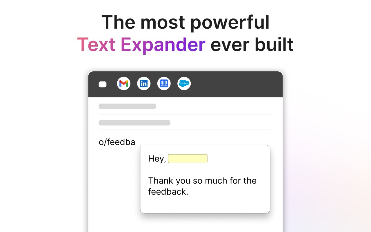 OSlash - Text Expander and Keyboard Shortcut